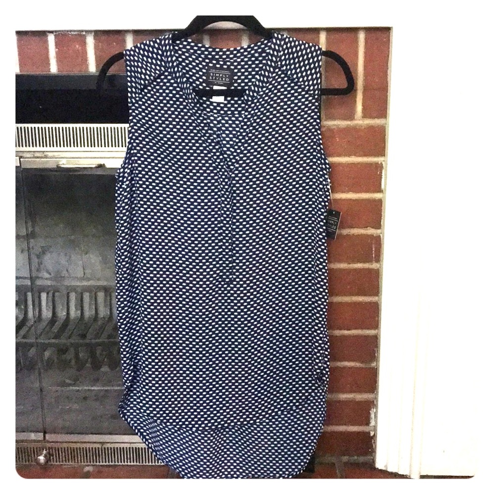 Misses high-low shirt